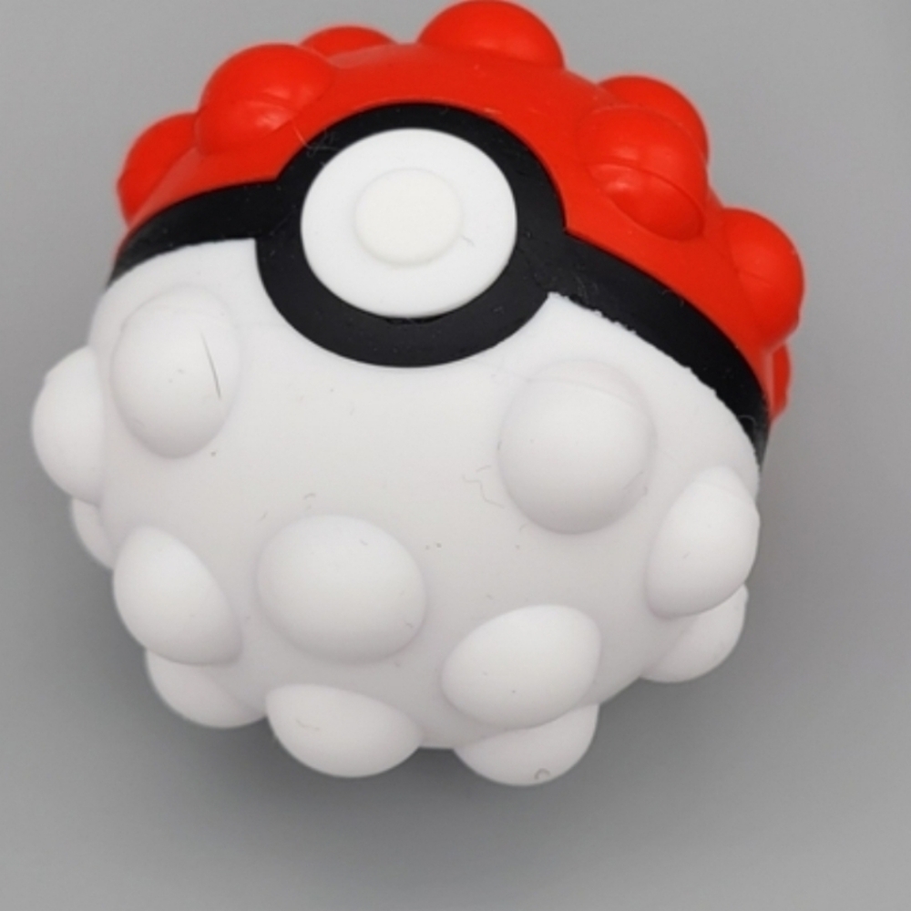Red and White Ball Fidget Toy